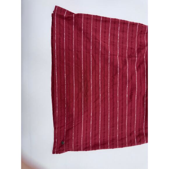 Roxy Sunny Summer Dress Sleeveless Maroon and White Medium - Picture 3 of 4